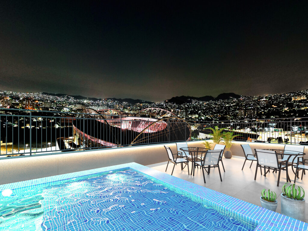 Rooftop Piscina - Meu crescer Engenhão